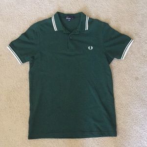 Fred Perry Polo, Size Small — Forest Green, Men’s